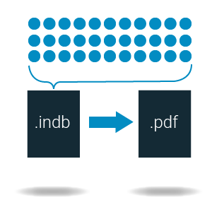 InDesign data merge large